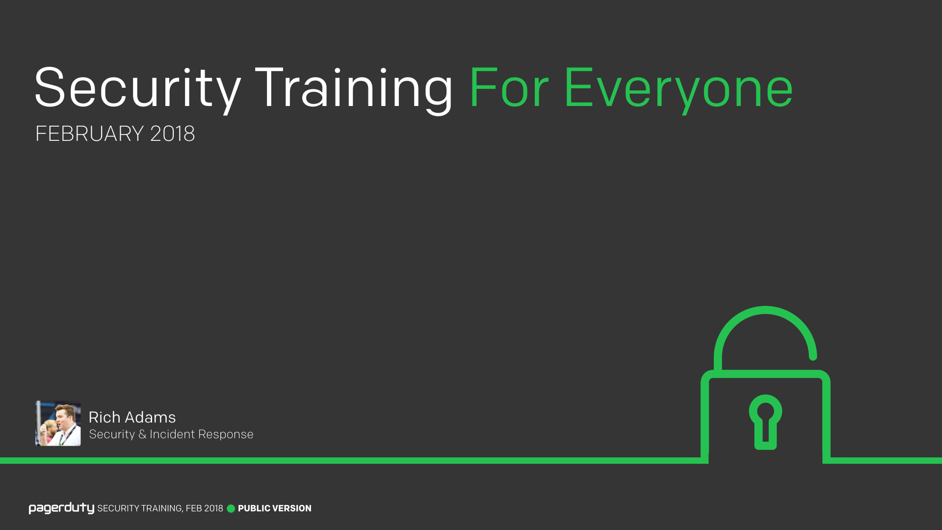 Security Training For Everyone